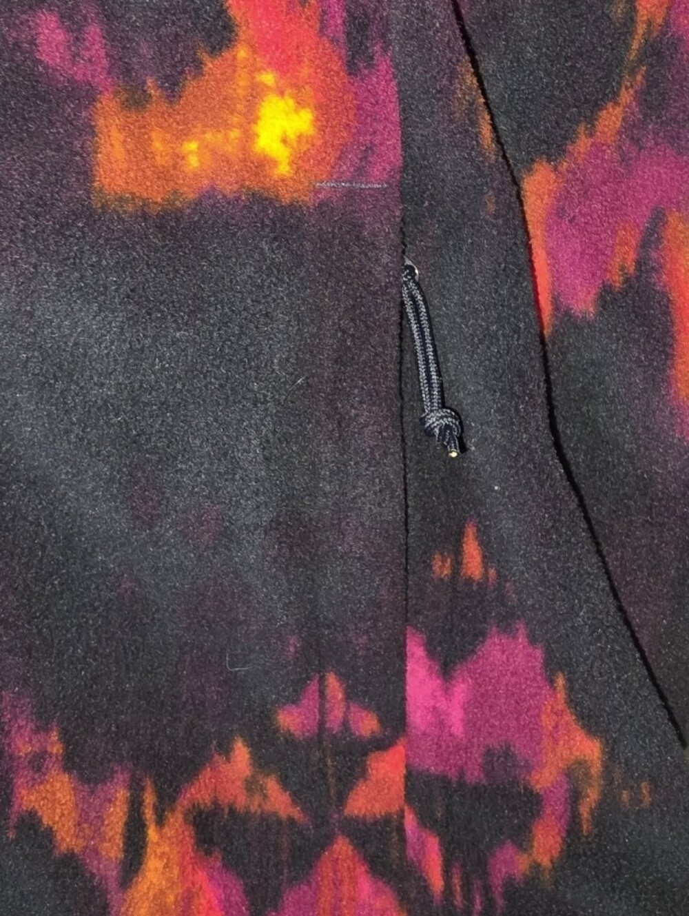 New Columbia Sunset Colors Turtleneck Sweater Side Pockets Sz L - Picture 4 of 5